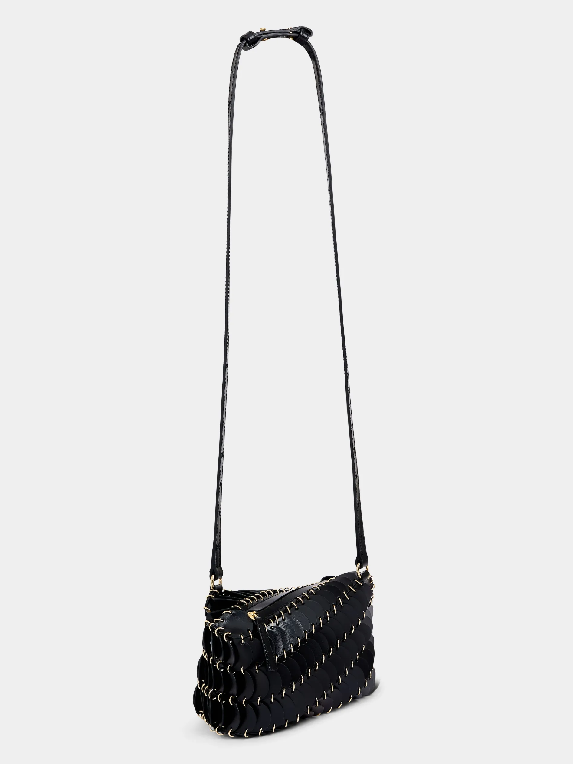 New BLACK PACO BAG CROSSBODY Les Sacs Paco En Cuir | Sacs Porté Épaule