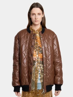 Outlet BLOUSON LONG MATELASSE Vestes