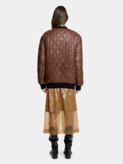 Outlet BLOUSON LONG MATELASSE Vestes