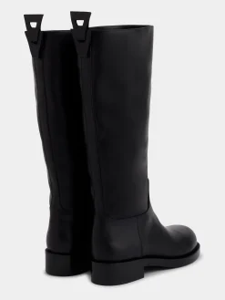 Cheap BOTTES EN CUIR LISSE Chaussures