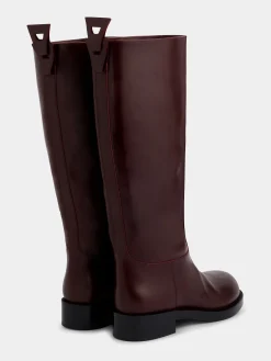 Cheap BOTTES EN CUIR LISSE Chaussures