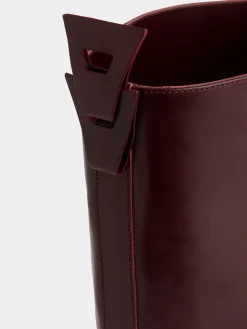 Cheap BOTTES EN CUIR LISSE Chaussures