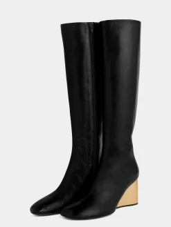 Store Bottes hautes à talon or Sélection De Soirée | Chaussures