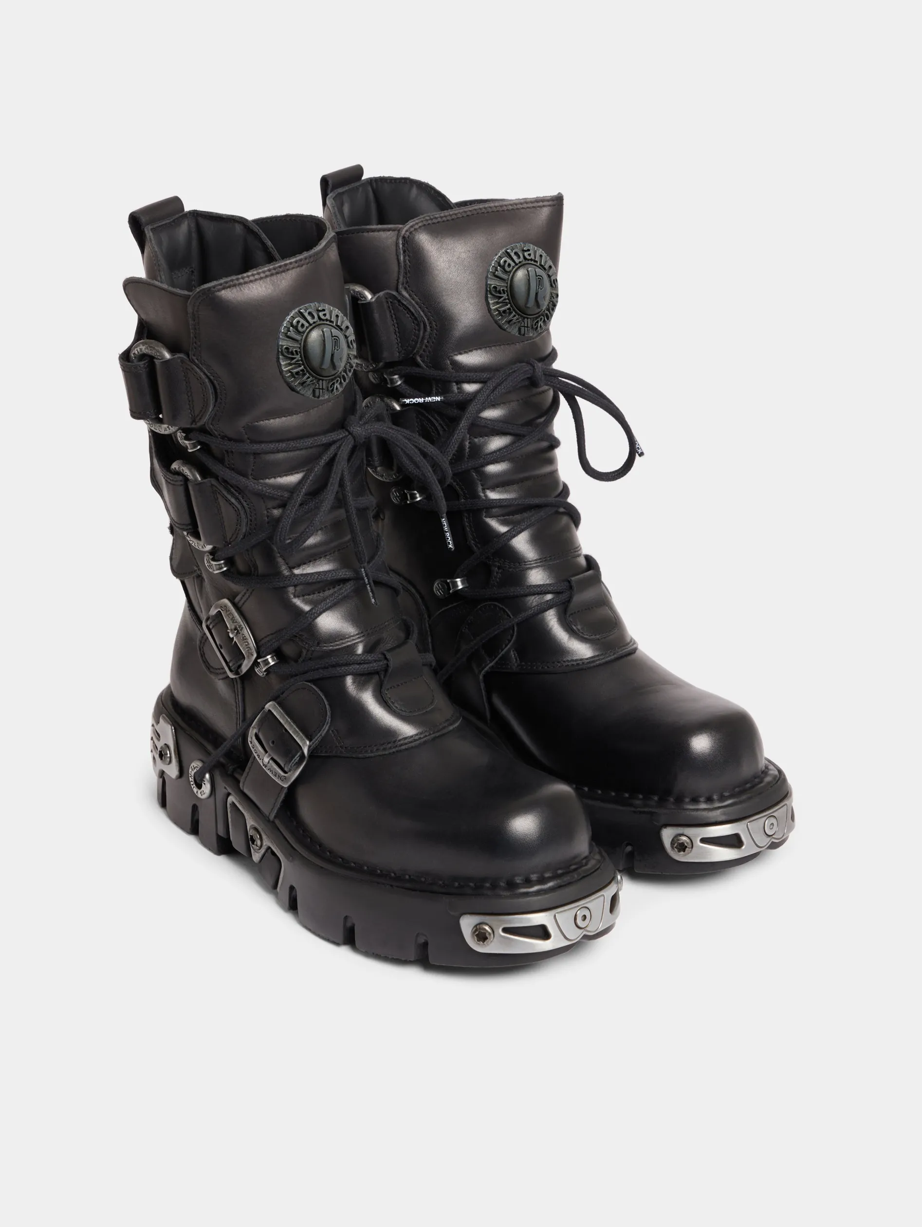 Sale BOTTES x NEW ROCK NOIRES Chaussures