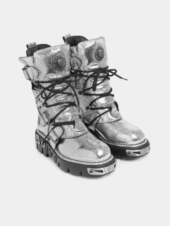 Discount BOTTES x NEW ROCK ARGENT Chaussures
