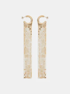 Best Sale Boucle d’oreille Pixel Hoop dorée Boucles D'Oreilles