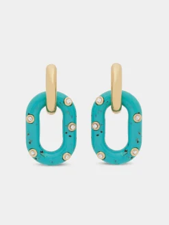 Discount BOUCLE D'OREILLES XL LINK OVERSIZE PALM SPRINGS Sélection De Soirée | Petits Cadeaux