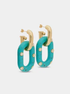 Discount BOUCLE D'OREILLES XL LINK OVERSIZE PALM SPRINGS Sélection De Soirée | Petits Cadeaux