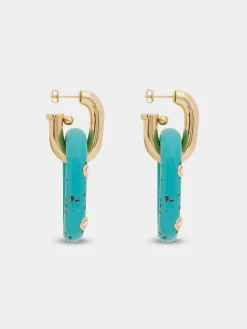 Discount BOUCLE D'OREILLES XL LINK OVERSIZE PALM SPRINGS Sélection De Soirée | Petits Cadeaux