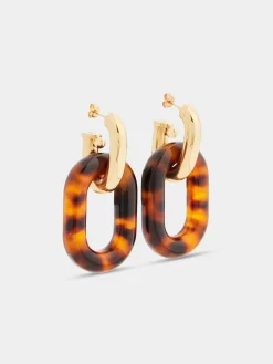 Fashion BOUCLES D'OREILLE XL LINK OVERSIZE TARTARUGA Petits Cadeaux | Boucles D'Oreilles