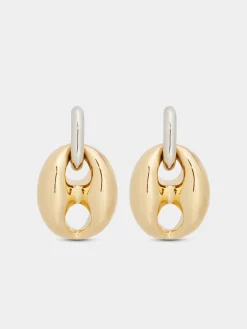 New Boucles d'oreilles Eight chunky or-argent Sélection De Soirée | Petits Cadeaux