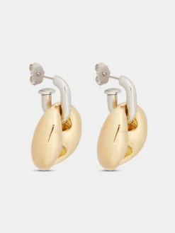 New Boucles d'oreilles Eight chunky or-argent Sélection De Soirée | Petits Cadeaux