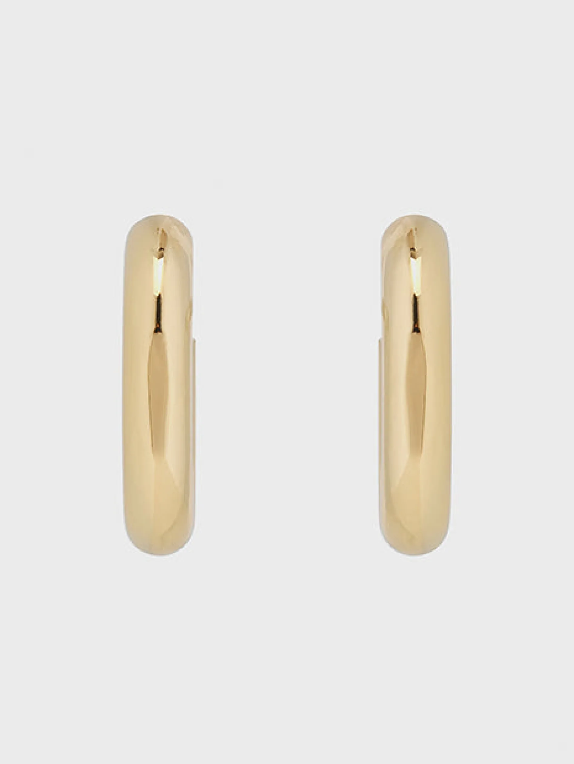 Cheap Boucles d’oreilles XL link dorées Boucles D'Oreilles