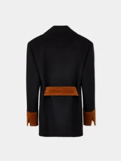 Cheap Caban en drap de laine Vestes