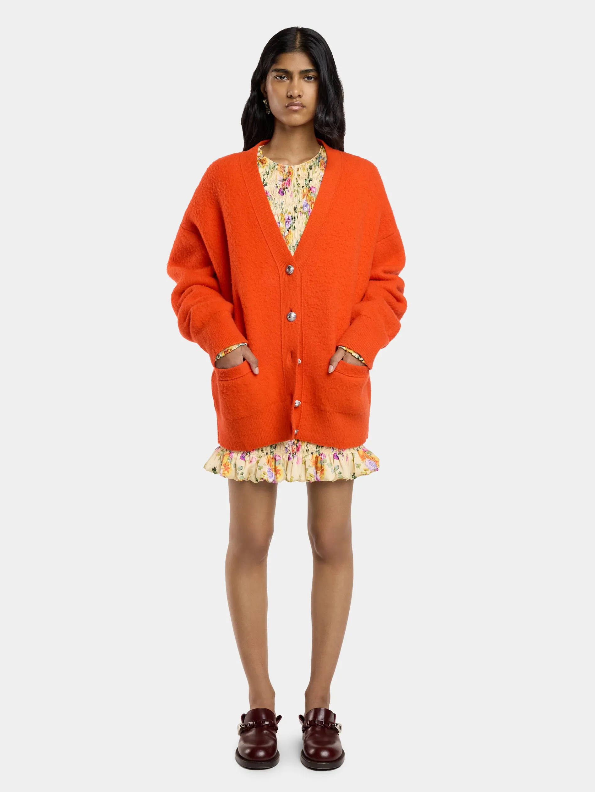 Best CARDIGAN OVERSIZE EN LAINE Maille | Hauts