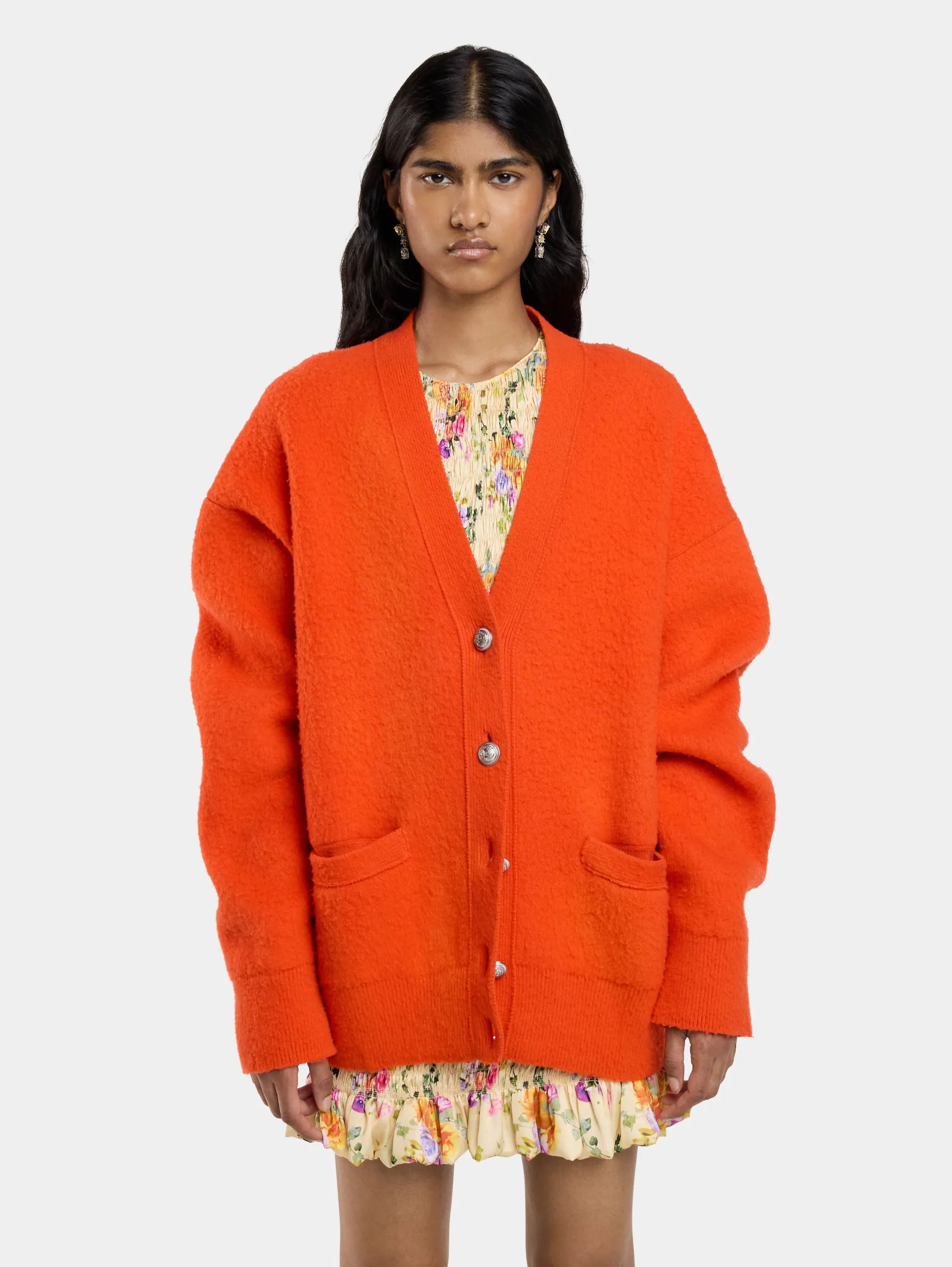 Best CARDIGAN OVERSIZE EN LAINE Maille | Hauts