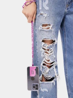 Flash Sale Chaîne de téléphone portable rosée Autres Accessoires