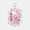Flash Sale Charm carré en crystal rose Petits Cadeaux | Personnalisez Votre Sac