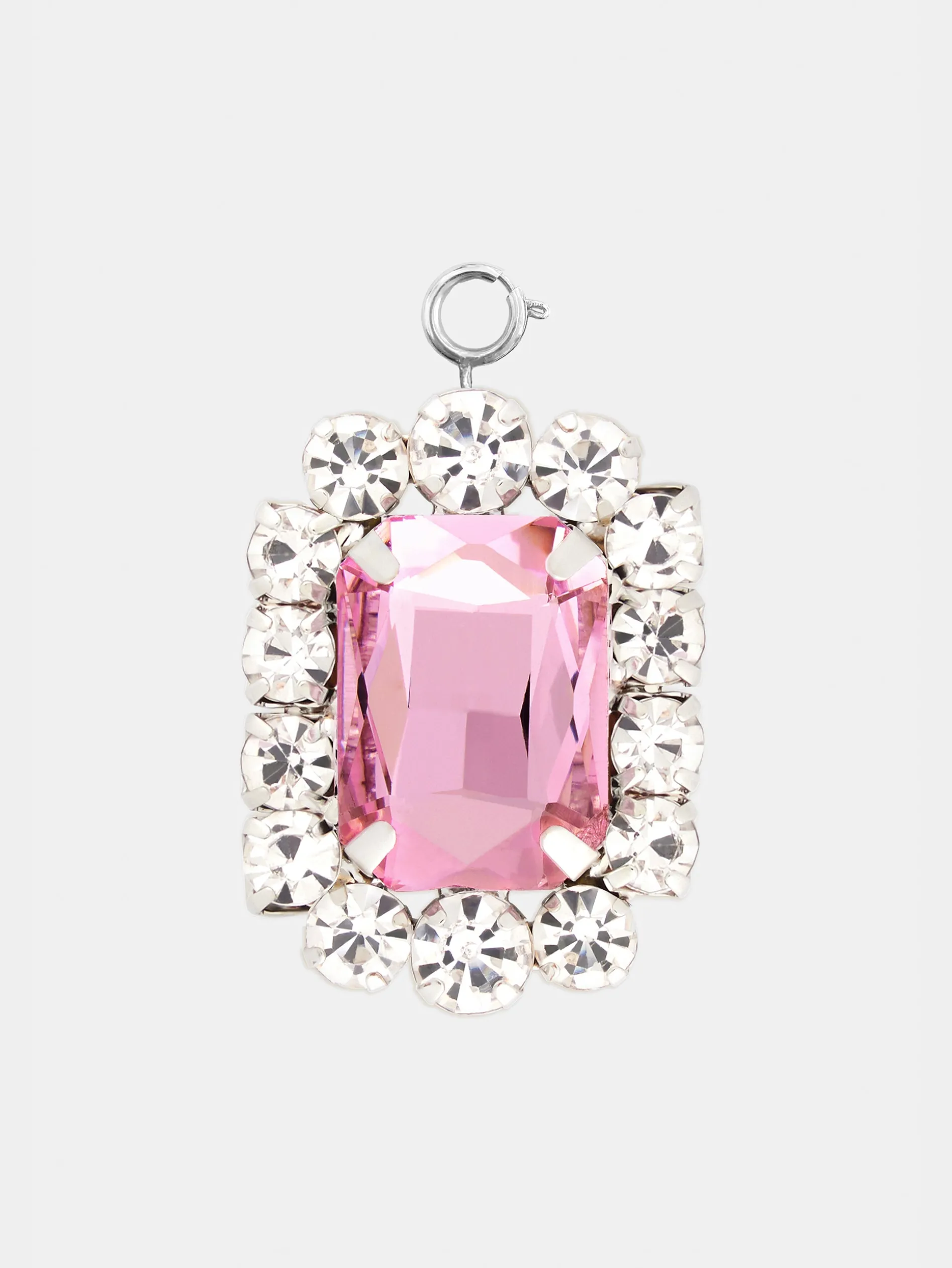 Flash Sale Charm carré en crystal rose Petits Cadeaux | Personnalisez Votre Sac