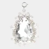 Online Charm poire en cristal transparent Personnalisez Votre Sac | Charms