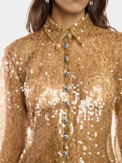 Cheap CHEMISE BRODÉE Hauts