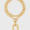 Cheap Collier double XL Link à pendentif doré Sélection De Soirée | Colliers