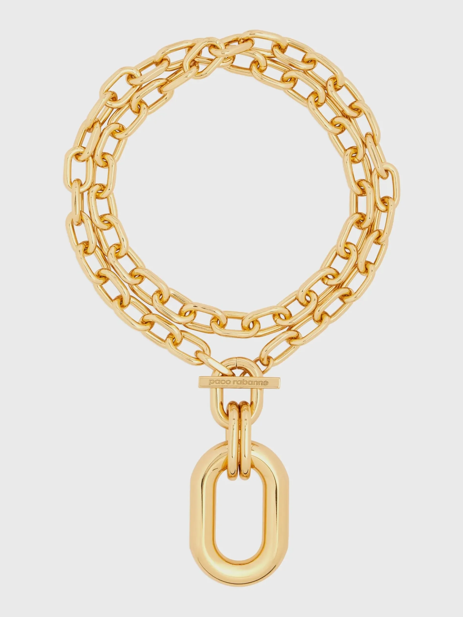 Cheap Collier double XL Link à pendentif doré Sélection De Soirée | Colliers