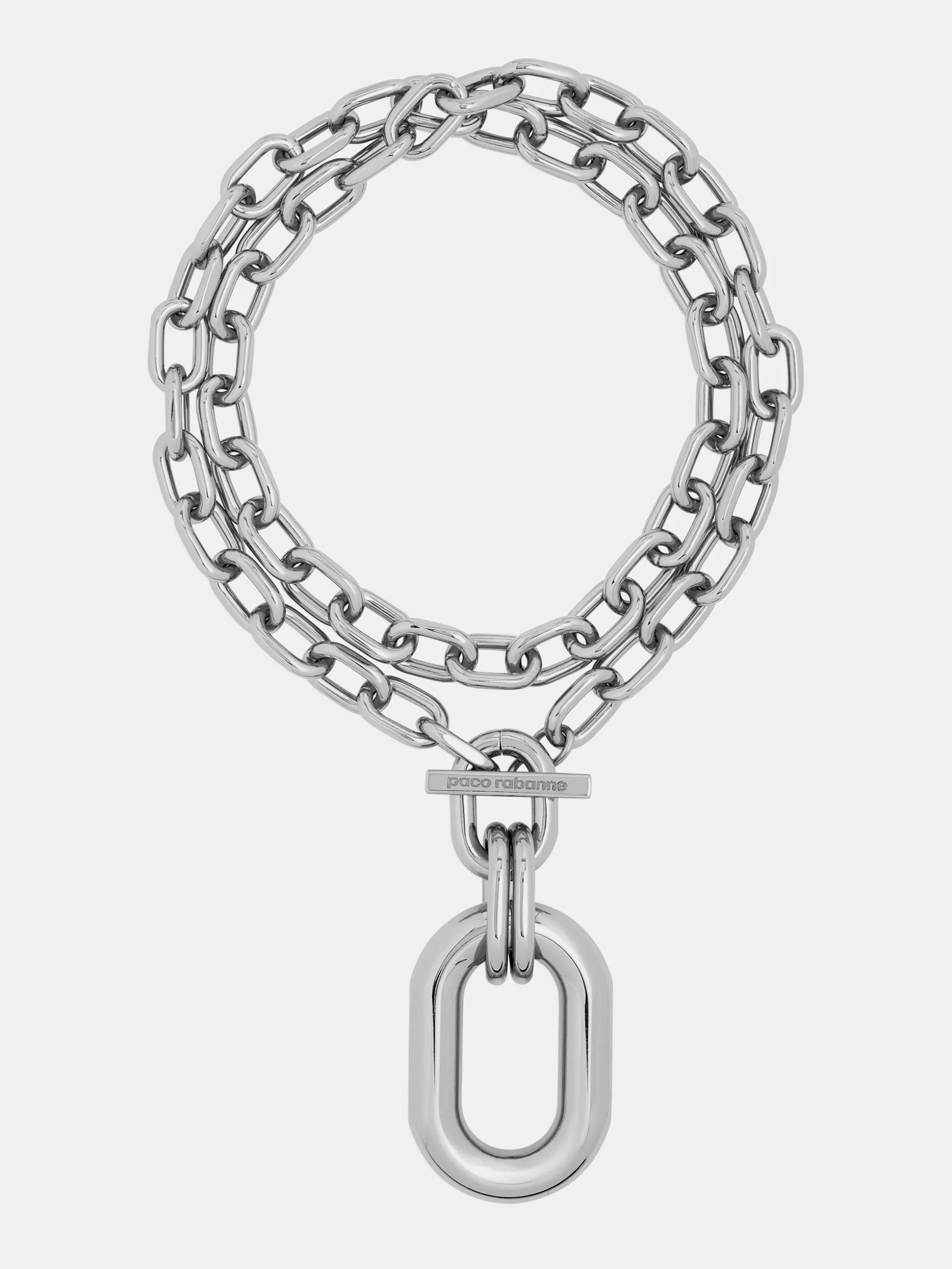 Best Sale Collier double XL Link à pendentif argent Sélection De Soirée | Colliers