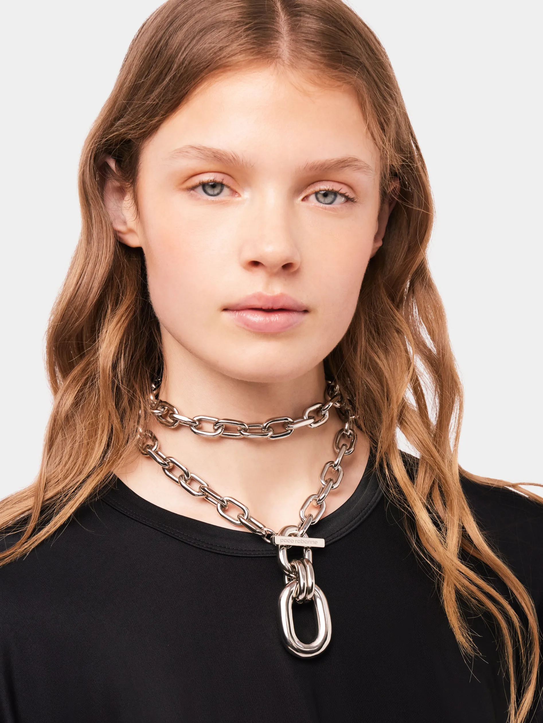 Best Sale Collier double XL Link à pendentif argent Sélection De Soirée | Colliers