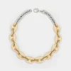 Store Collier Eight Chunky Or-Argent Colliers