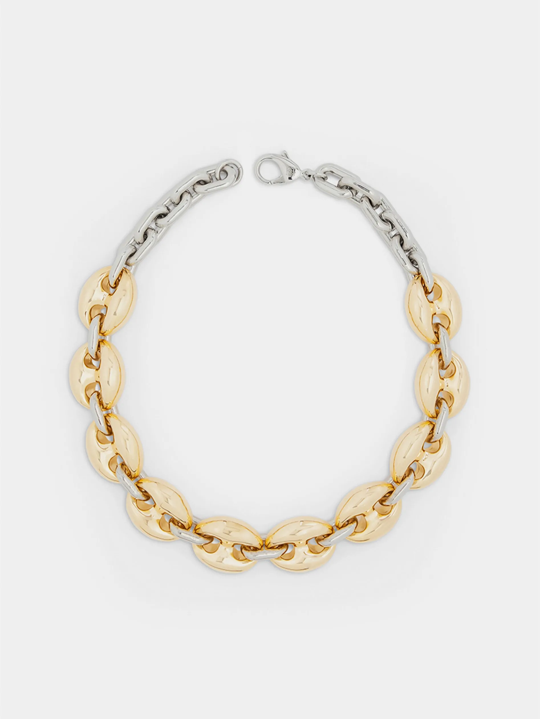 Store Collier Eight Chunky Or-Argent Colliers