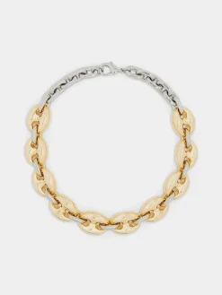 Store Collier Eight Chunky Or-Argent Colliers