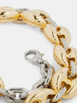 Store Collier Eight Chunky Or-Argent Colliers