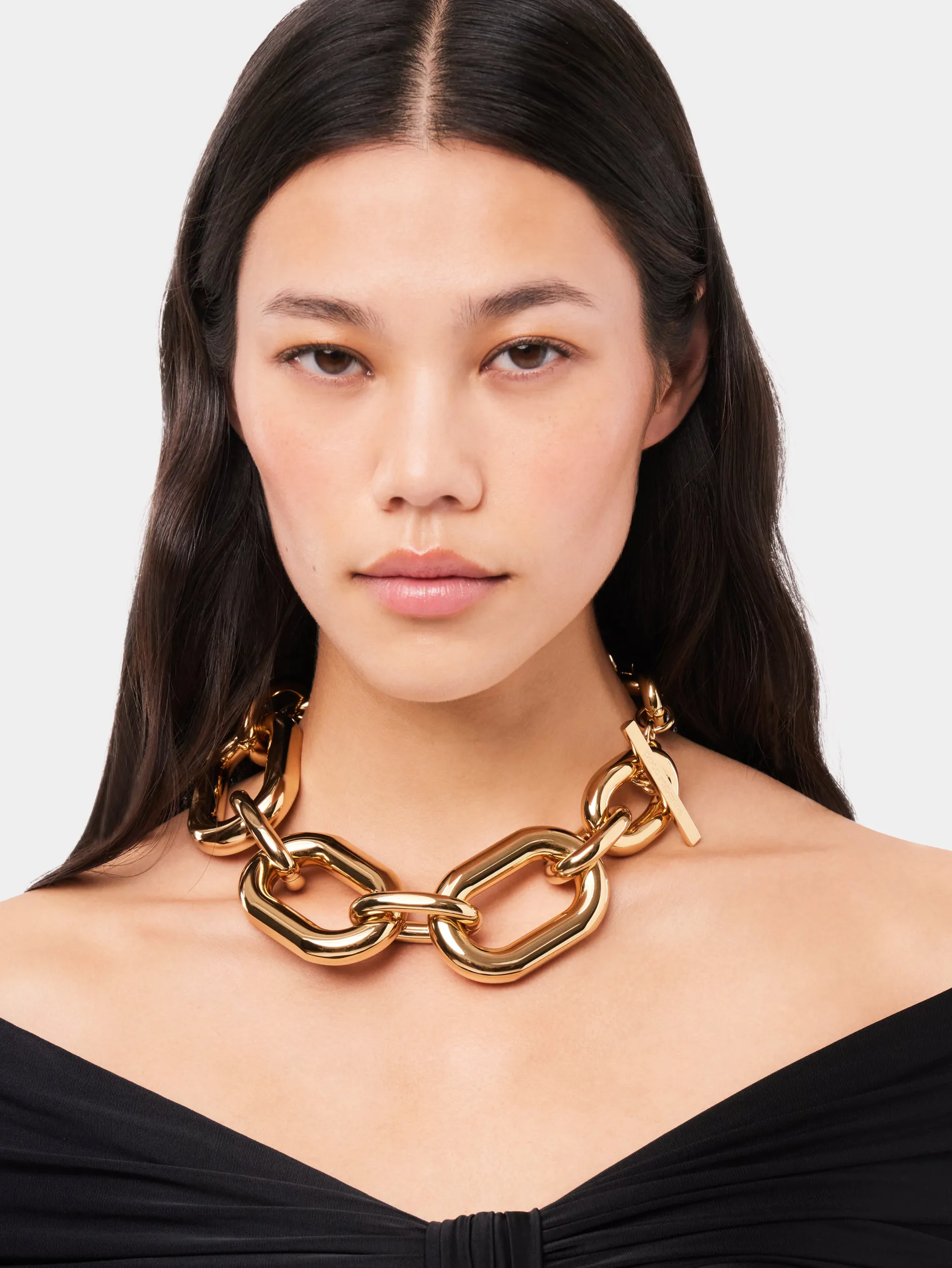 Shop Collier XL Link oversize doré Sélection De Soirée | Colliers