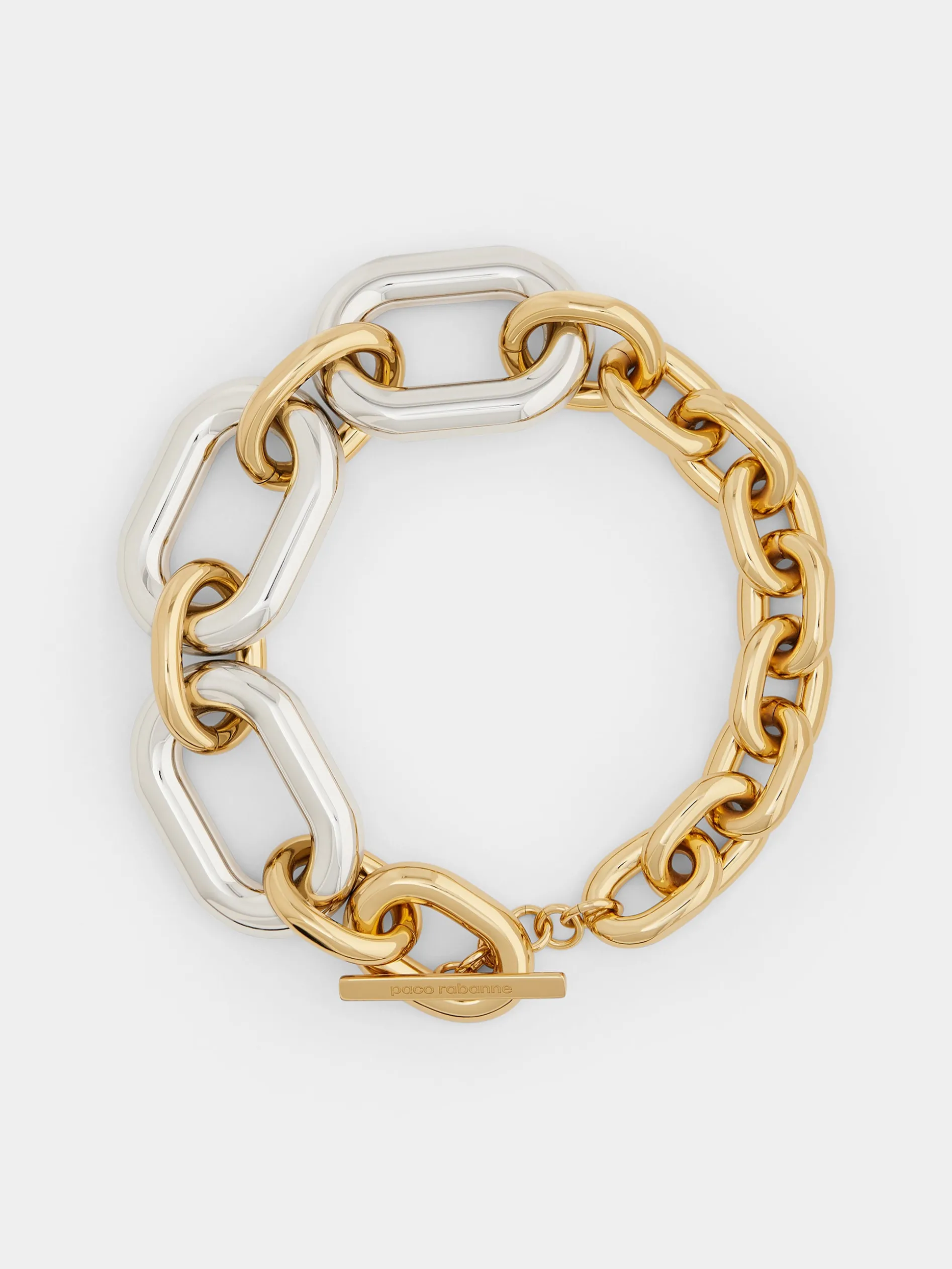 Best Collier XL Link oversize doré et argent Sélection De Soirée | Colliers