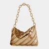Cheap Gold Paco clutch Bag Les Sacs Paco En Cuir
