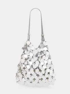 Outlet Grand sac pastilles sparkle argenté Sacs De Soirée | Sacs Porté Épaule