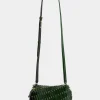 New GREEN CROSSBODY PACO LEATHER BAG Les Sacs Paco En Cuir