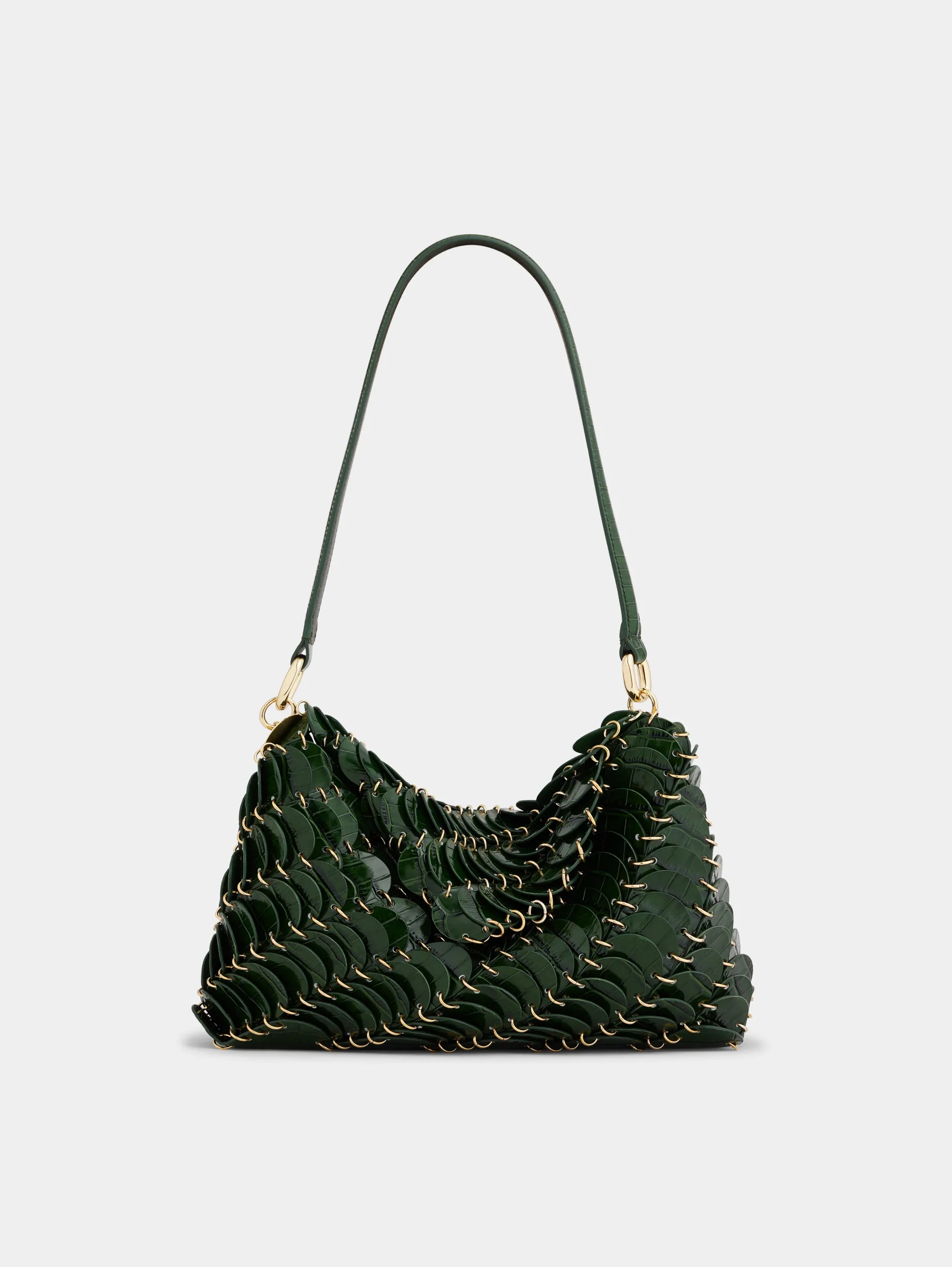 Cheap GREEN PACO LEATHER BAG Les Sacs Paco En Cuir | Sélection De Soirée