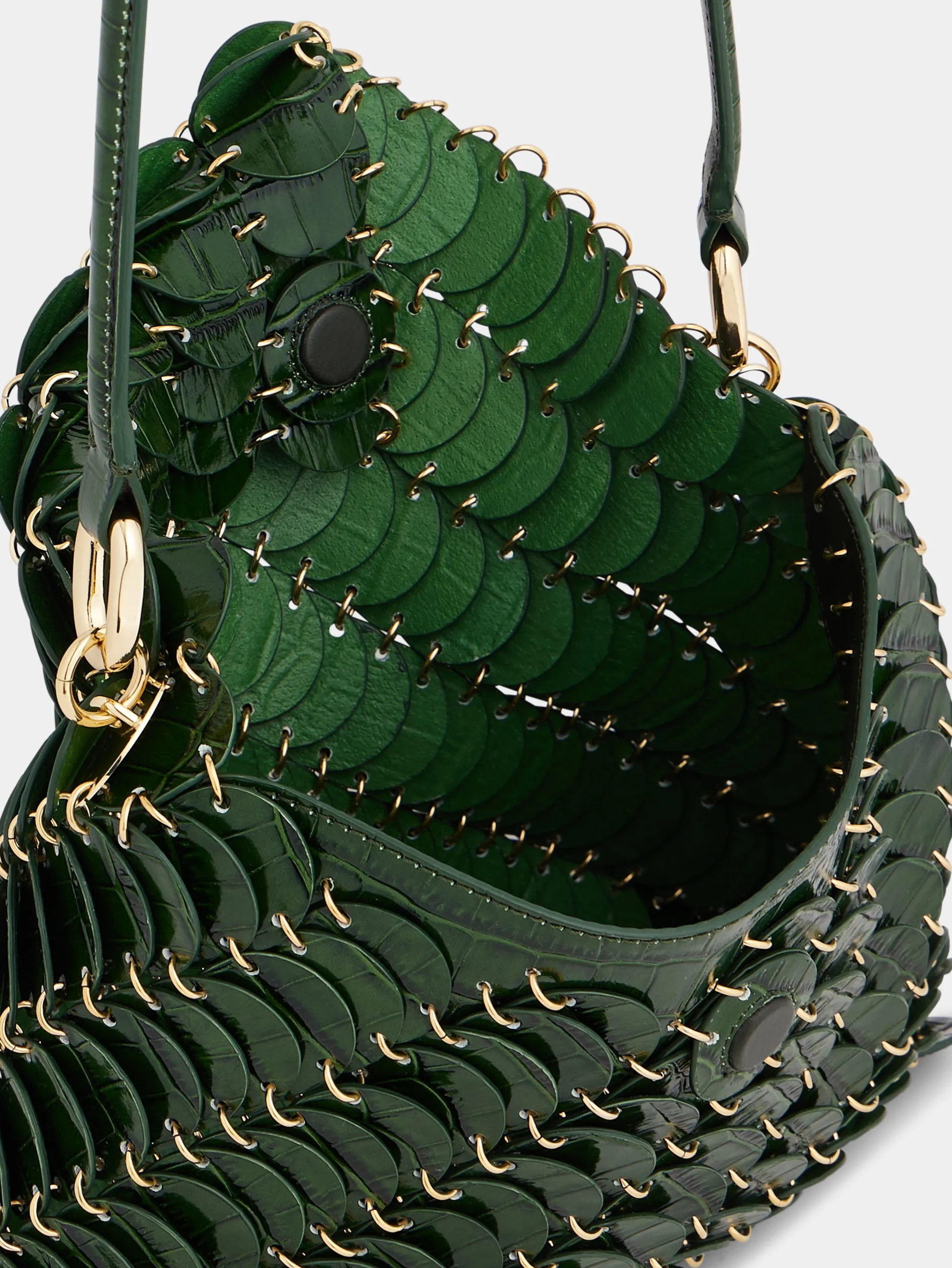 Cheap GREEN PACO LEATHER BAG Les Sacs Paco En Cuir | Sélection De Soirée