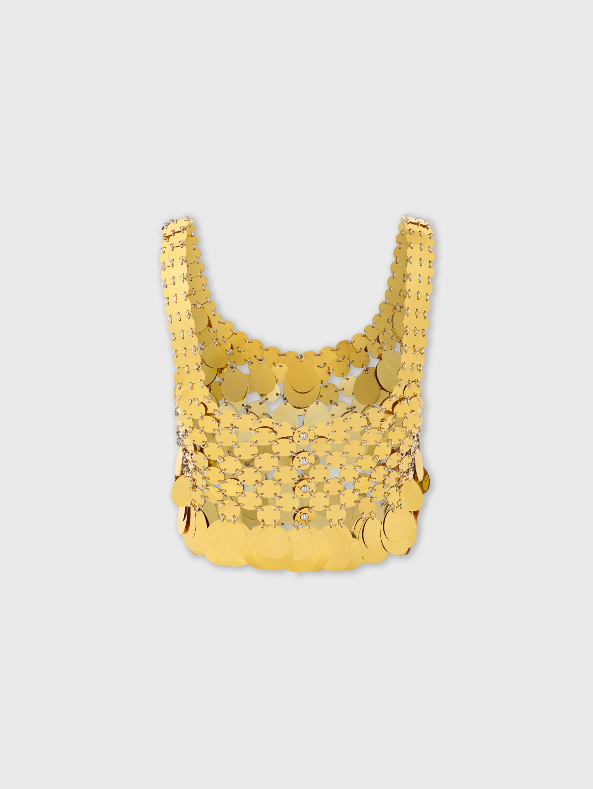 Online Haut assemblé à pastilles sparkle dorées Hauts