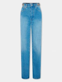Fashion Jean avec pastilles Denim | Pantalons