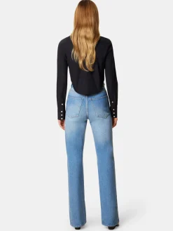 Fashion Jean avec pastilles Denim | Pantalons