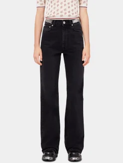 Hot Jeans noir signature avec pastilles 1969 Denim | Pantalons