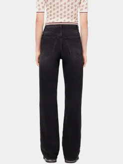 Hot Jeans noir signature avec pastilles 1969 Denim | Pantalons