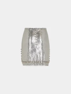 Outlet JUPE COURTE EN MESH Jupes