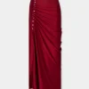 Cheap JUPE LONGUE DRAPEE EN JERSEY Sélection De Soirée | Jupes