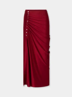 Cheap JUPE LONGUE DRAPEE EN JERSEY Sélection De Soirée | Jupes