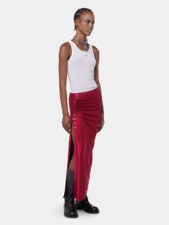 Cheap JUPE LONGUE DRAPEE EN JERSEY Sélection De Soirée | Jupes