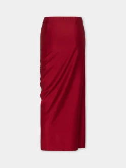 Cheap JUPE LONGUE DRAPEE EN JERSEY Sélection De Soirée | Jupes